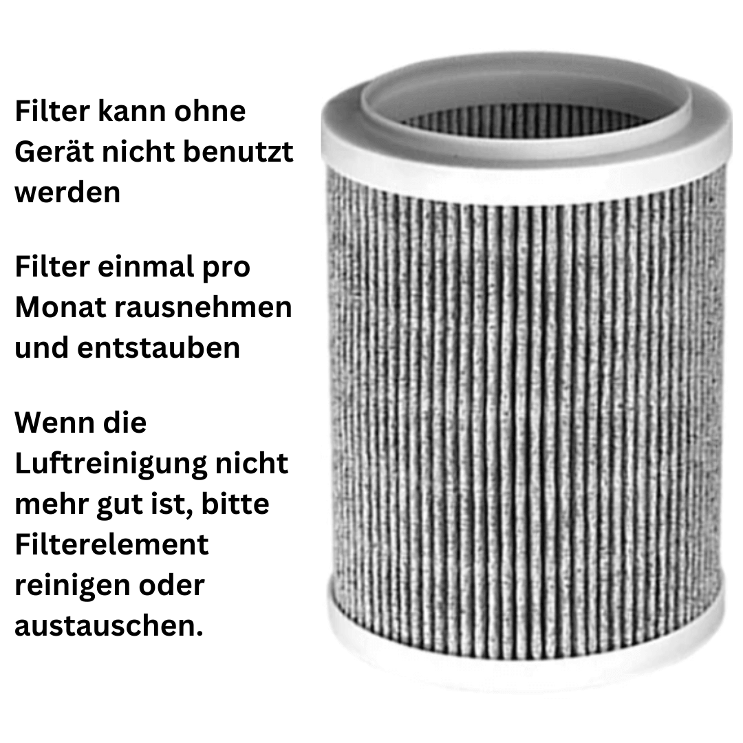 Nahaufnahme des AllRein HEPA-Filter